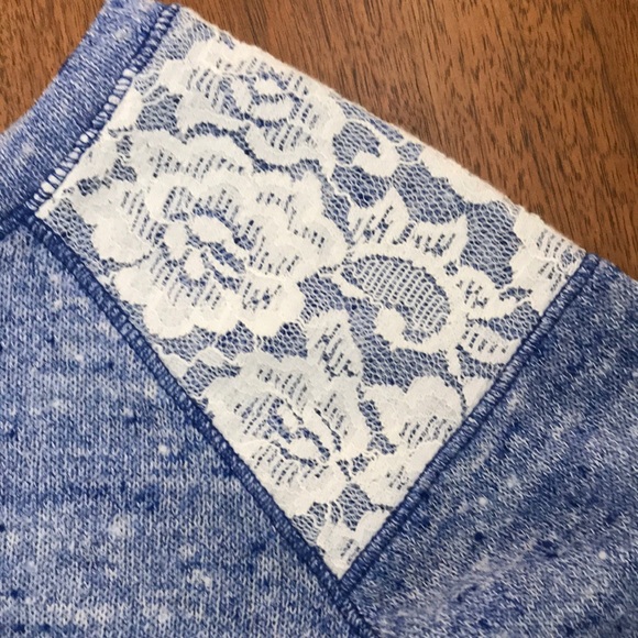 Justice Long Sleeved Top with Lace Shoulder insert - Picture 3 of 5